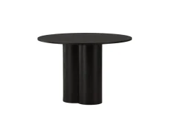 Fjôrd Eettafel Olivia Ø110cm Zwart Fineer