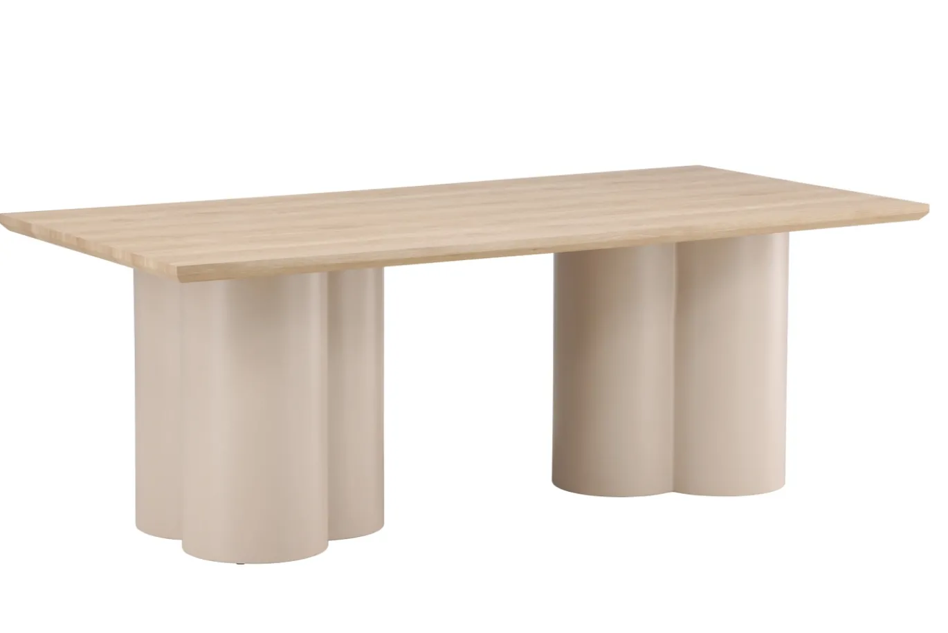 Fjôrd Eettafel Olivia MDF Whitewash 210x100cm