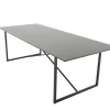 Fjôrd Eettafel Palace Zwart 240x100x75cm