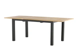 Fjôrd Eettafel Panama 152/210cm Zwart/teak