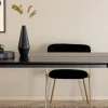 Fjôrd Eettafel Pelle Zwart