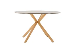 Fjôrd Eettafel Piazza Ø120cm Naturel Donkergrijs Spraystone