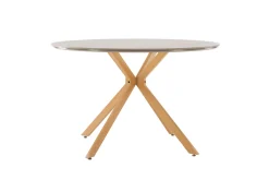 Fjôrd Eettafel Piazza Ø120cm Naturel Donkergrijs Spraystone
