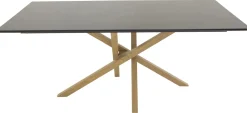 Fjôrd Eettafel Piazza Ek-look/Zwart 180x90cm