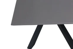 Fjôrd Eettafel Piazza Zwart/Grijs Fineer 180x90cm