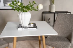 Fjôrd Eettafel Polar 75x75cm Wit /Eiken-look