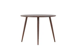 Fjôrd Eettafel Sanford Rond Ø100x75cm Donkerbruin Mdf