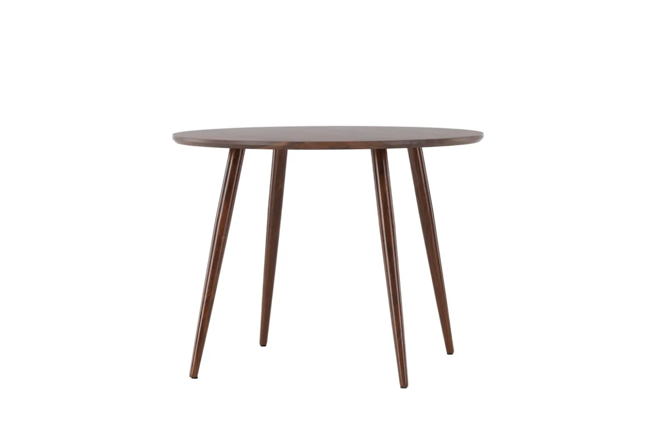 Fjôrd Eettafel Sanford Rond Ø100x75cm Donkerbruin Mdf