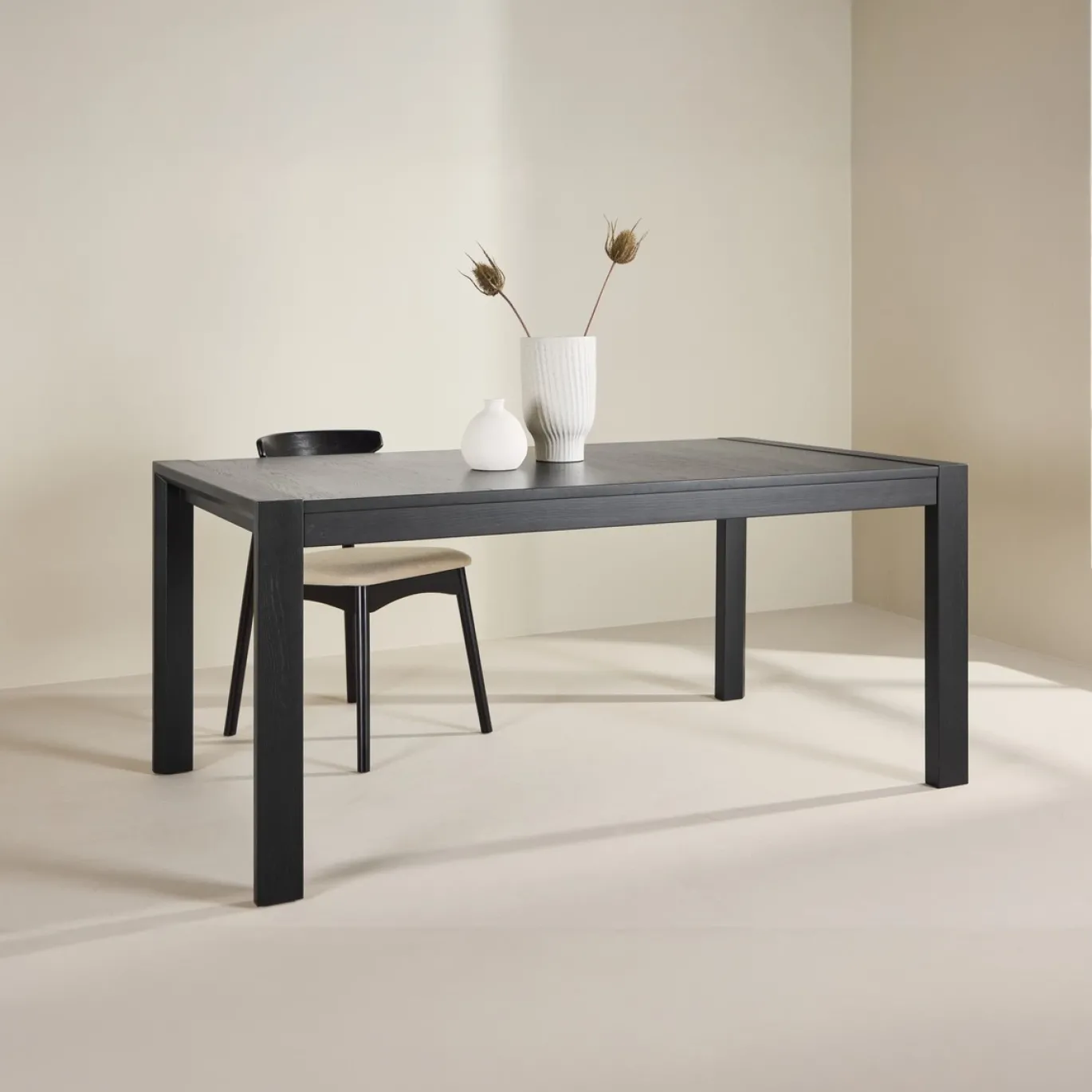 Fjôrd Eettafel Slider Zwart 170x95cm