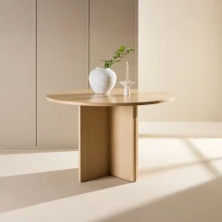 Fjôrd Eettafel Strada Whitewash ⌀120cm