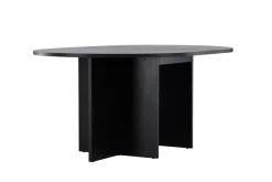 Fjôrd Eettafel Strada Zwart ⌀120cm