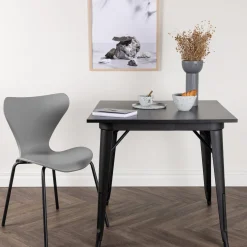 Fjôrd Eettafel Tempe Zwart Mdf