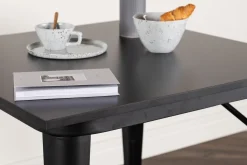 Fjôrd Eettafel Tempe Zwart Mdf