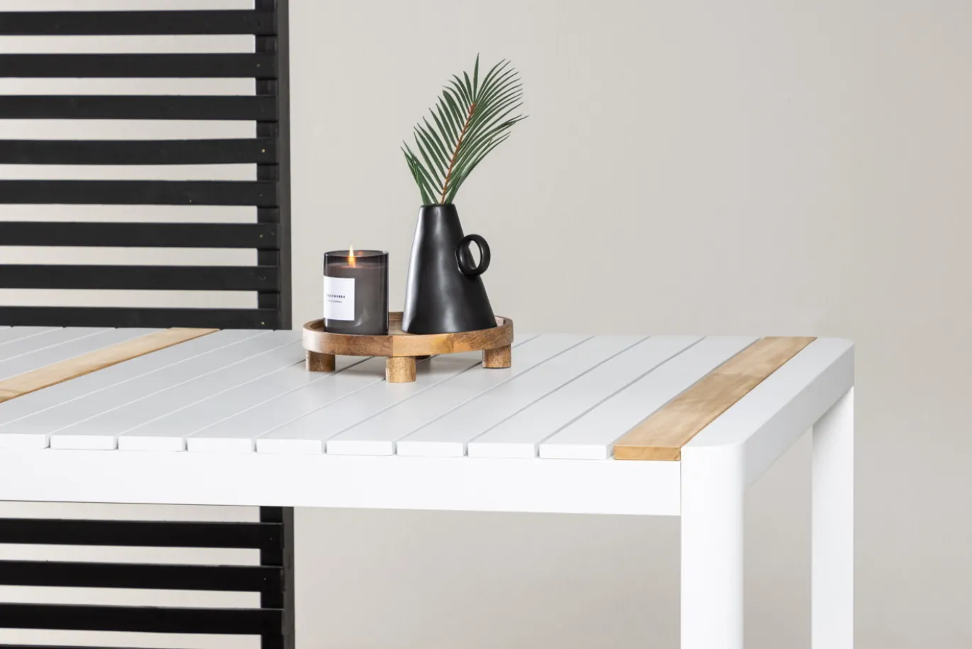 Fjôrd Eettafel Togo Wit Teak 200x100cm