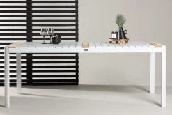 Fjôrd Eettafel Togo Wit Teak 200x100cm