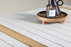 Fjôrd Eettafel Togo Wit Teak 200x100cm