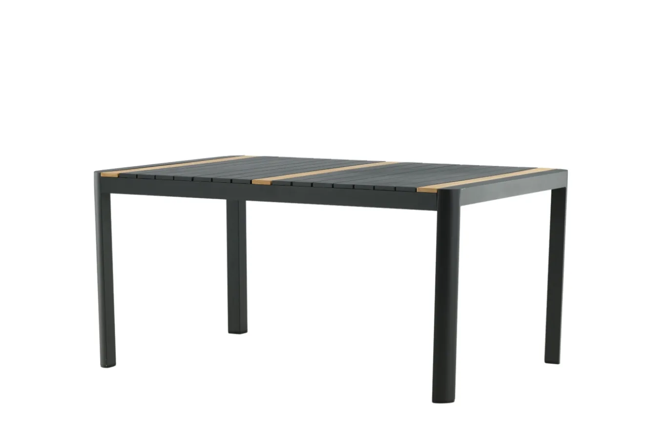 Fjôrd Eettafel Togo Zwart Teak 150x90cm