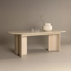 Fjôrd Eettafel Tyresö Ovaal Whitewash 220x100cm