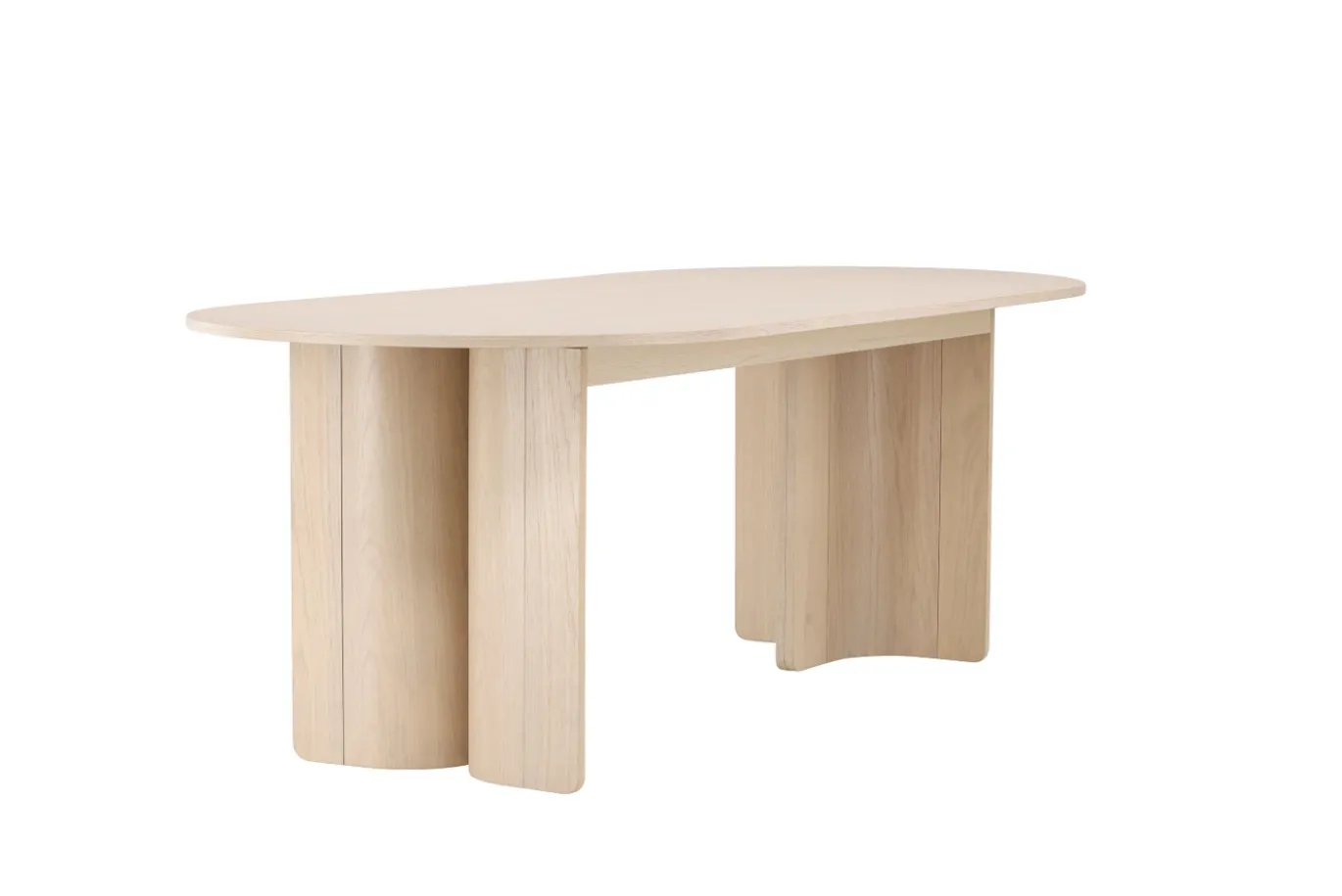 Fjôrd Eettafel Tyresö Ovaal Whitewash 220x100cm