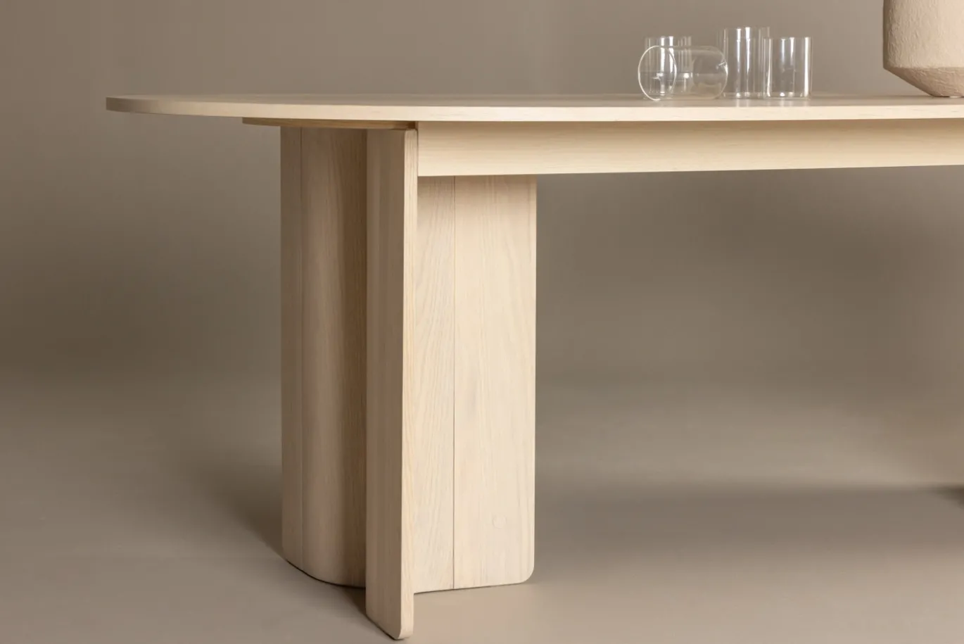 Fjôrd Eettafel Tyresö Ovaal Whitewash 220x100cm