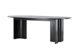Fjôrd Eettafel Tyresö Ovaal Zwart 220x100cm
