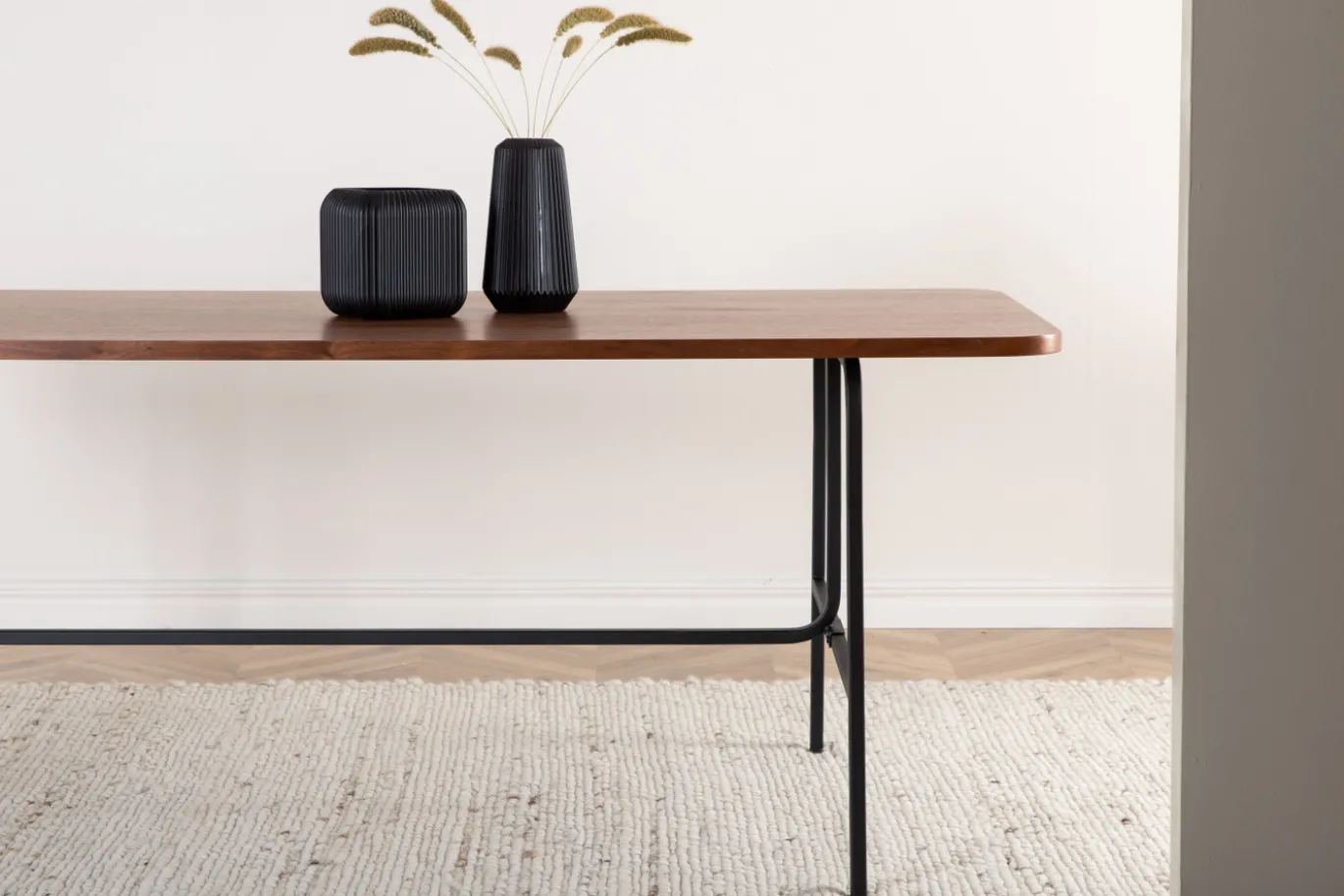 Fjôrd Eettafel Uno Walnoot Fineer 200cm