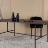 Fjôrd Eettafel Uno Zwart Fineer 200cm