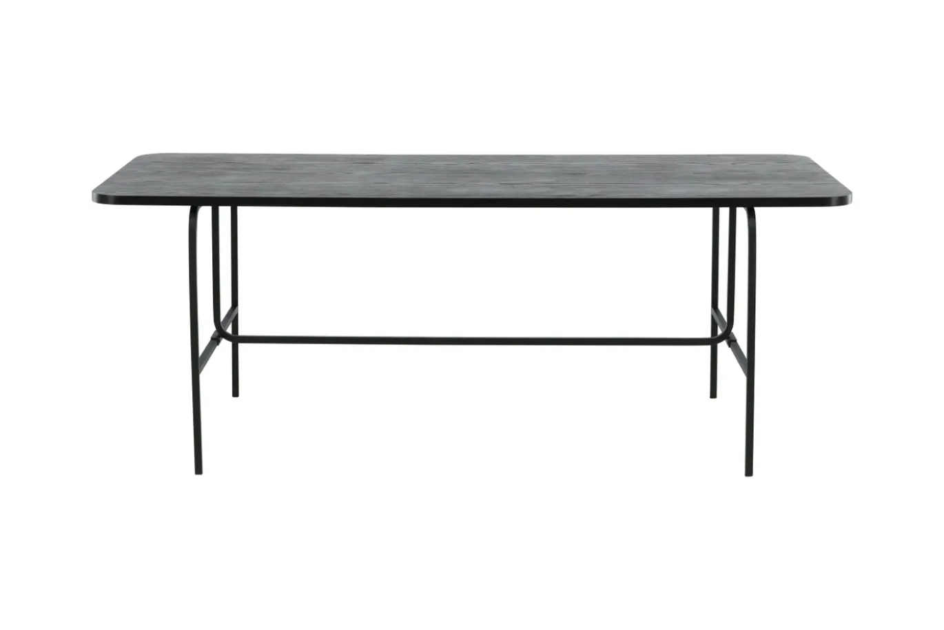 Fjôrd Eettafel Uno Zwart Fineer 200cm