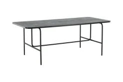 Fjôrd Eettafel Uno Zwart Fineer 200cm