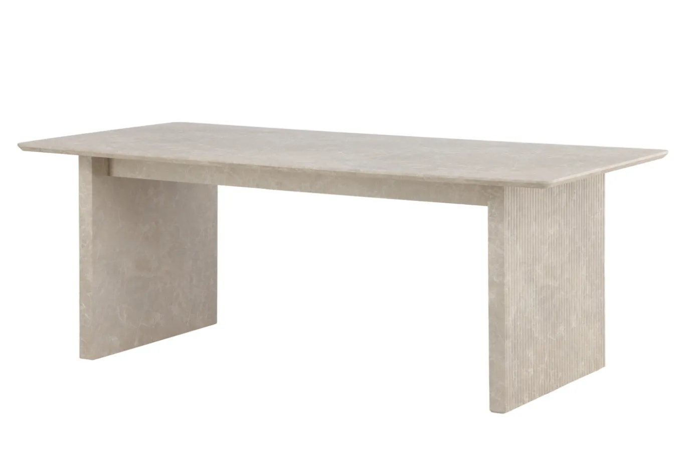 Fjôrd Eettafel Vail MDF Beige 200x100cm
