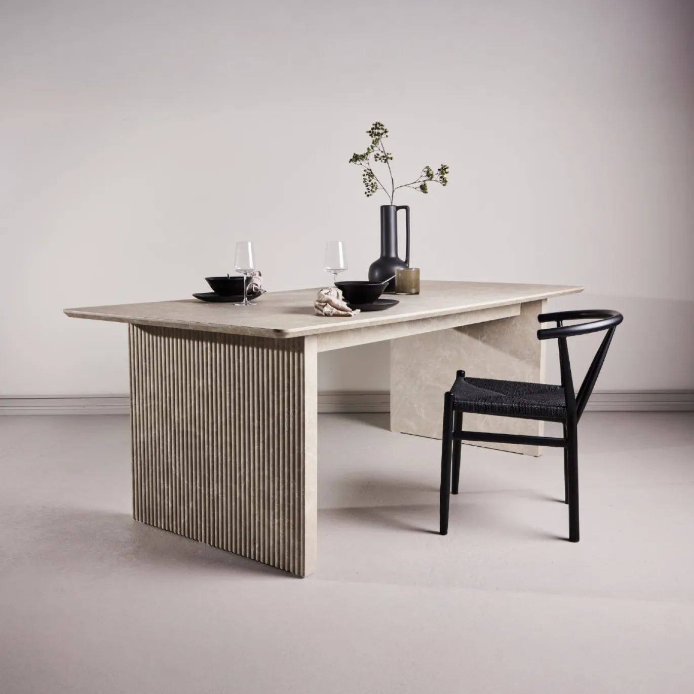 Fjôrd Eettafel Vail MDF Beige 200x100cm