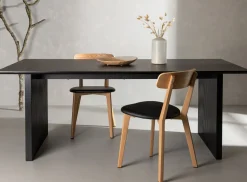 Fjôrd Eettafel Vail Zwart MDF 200cm