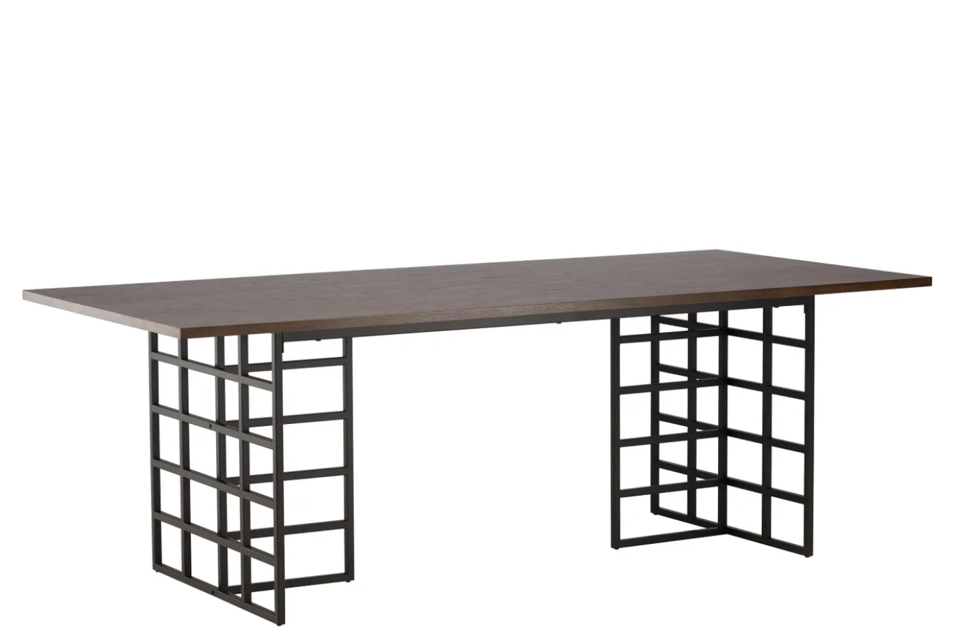 Fjôrd Eettafel Ystad Mokka Eiken Fineer 220cm