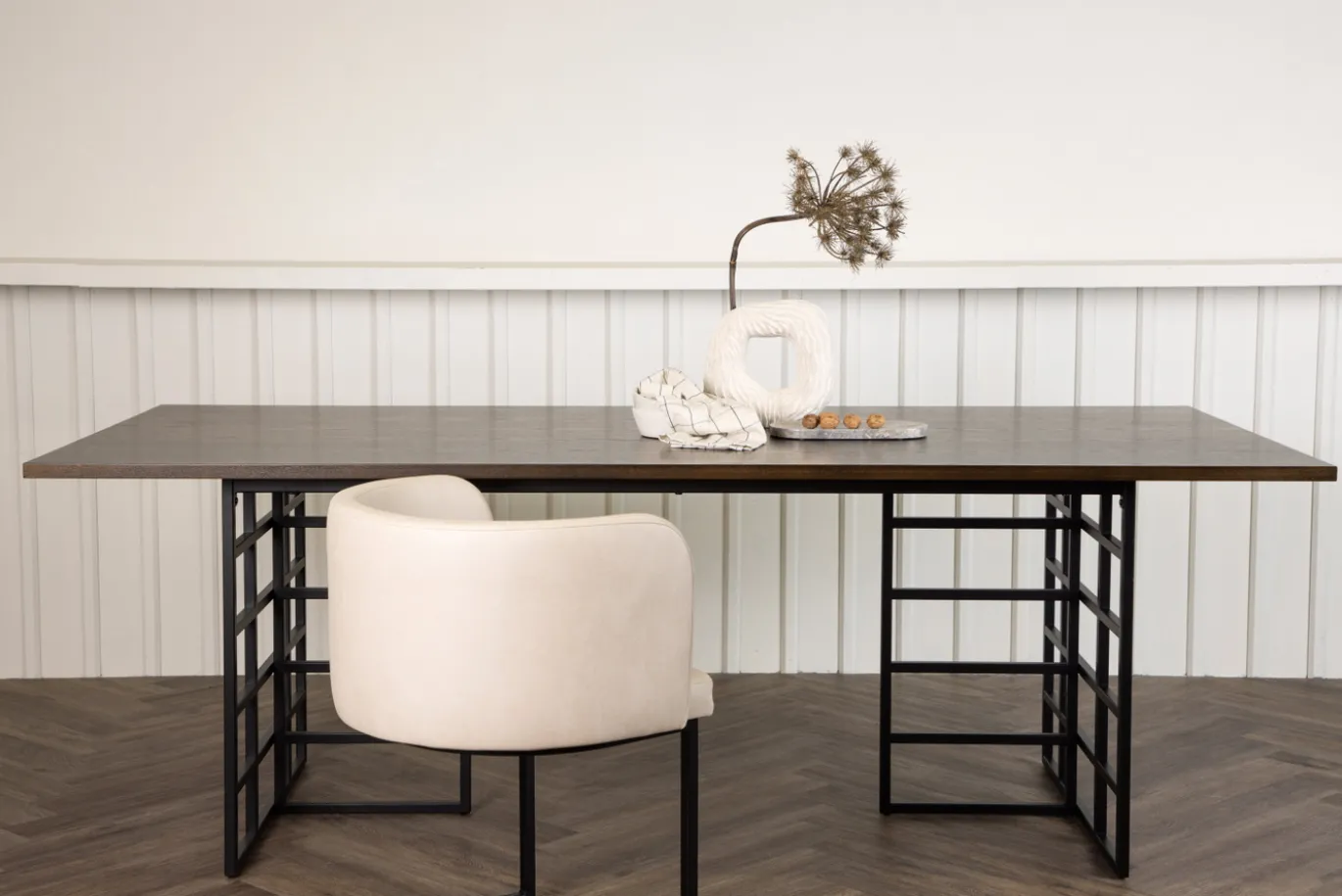 Fjôrd Eettafel Ystad Mokka Eiken Fineer 220cm