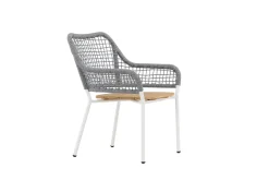 Fjôrd Fauteuil Amora Grijs/Teak