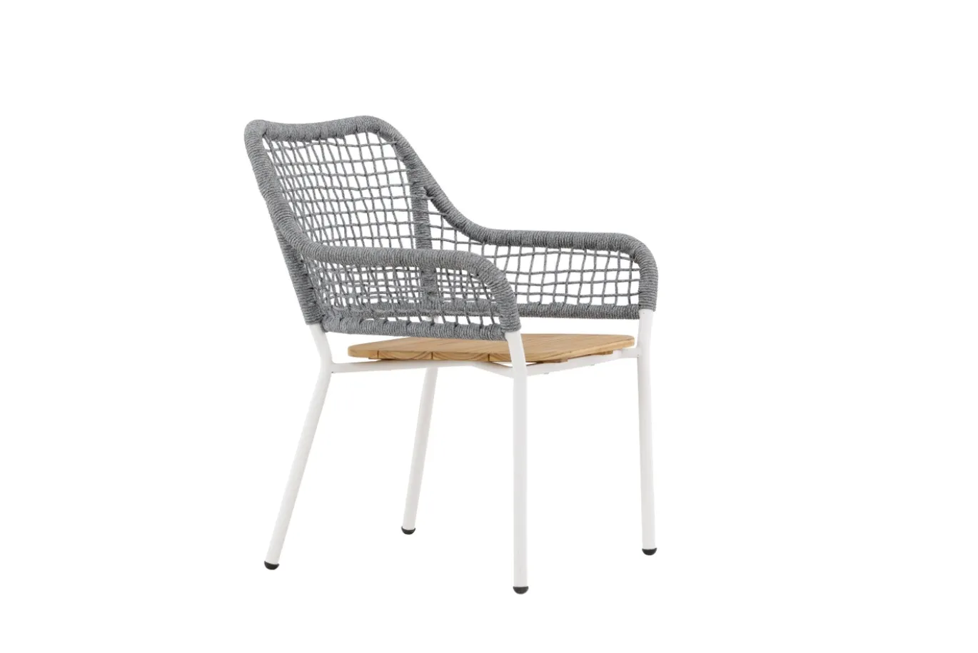 Fjôrd Fauteuil Amora Grijs/Teak