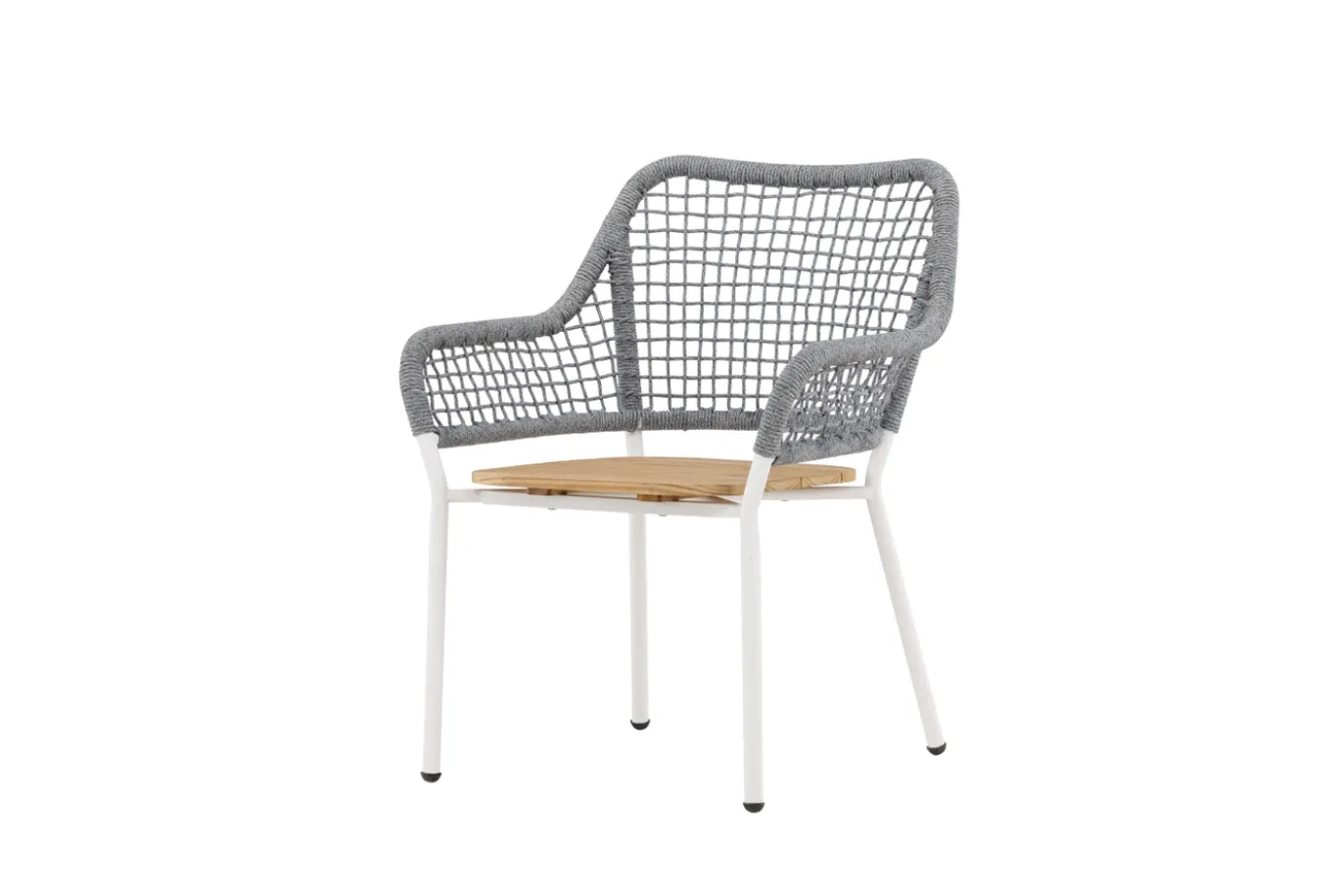 Fjôrd Fauteuil Amora Grijs/Teak