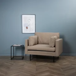 Fjôrd Fauteuil Boom Bruin Stof