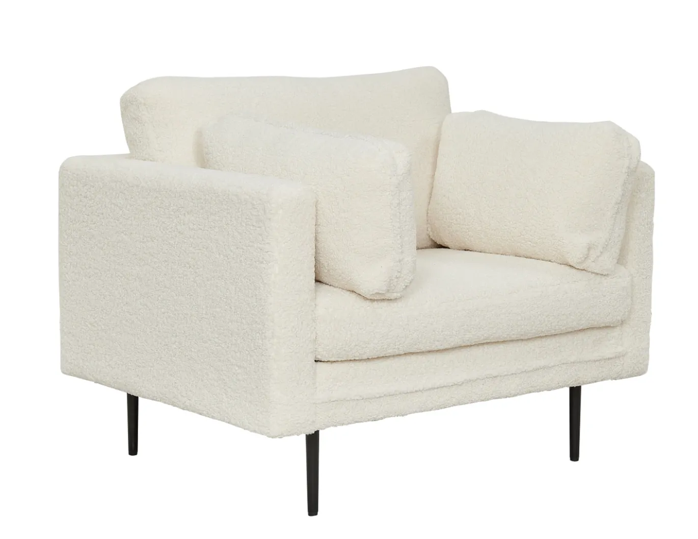 Fjôrd Fauteuil Boom Teddy Wit