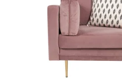Fjôrd Fauteuil Boom Velvet Dusty pink