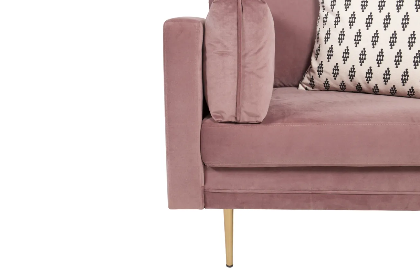 Fjôrd Fauteuil Boom Velvet Dusty pink