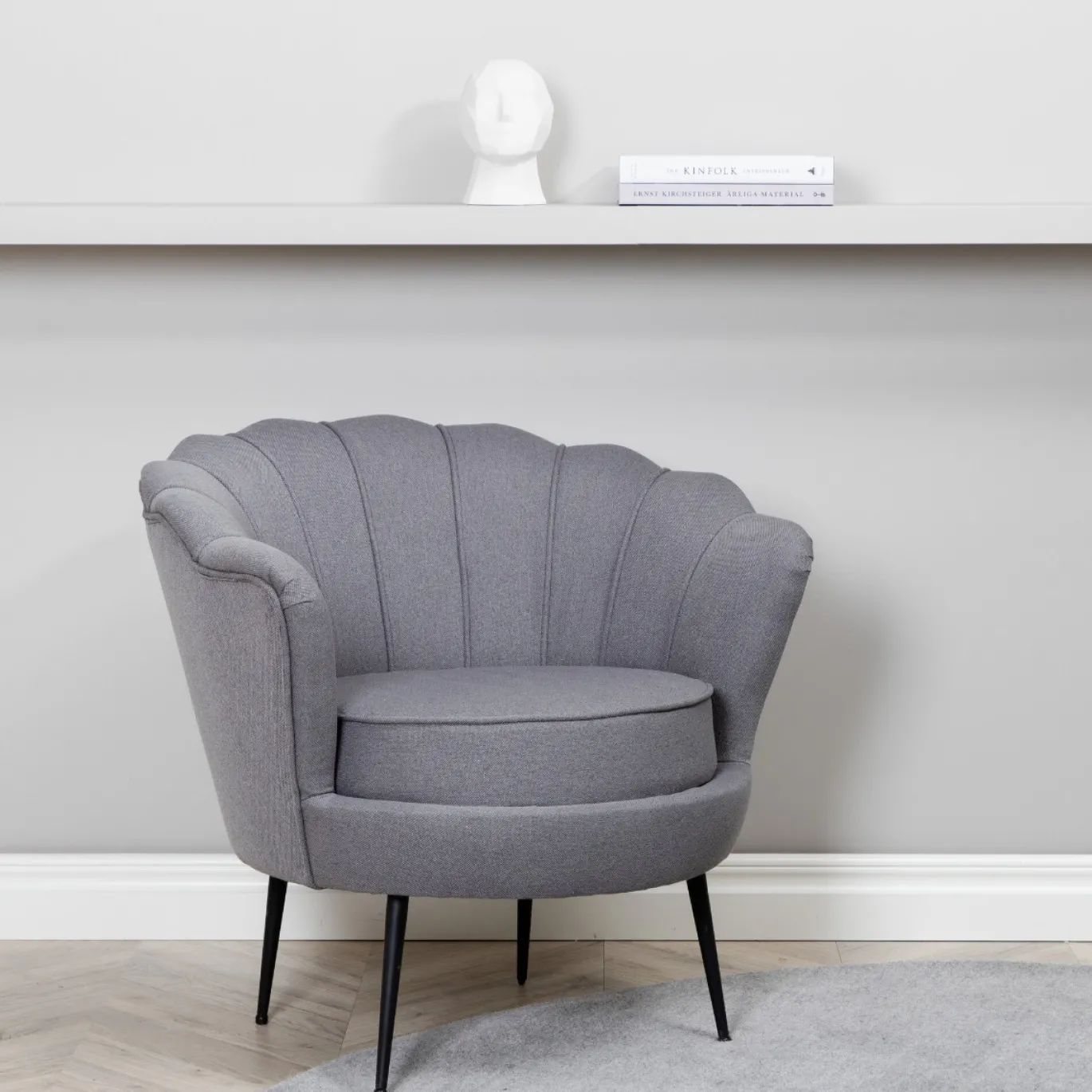 Fjôrd Fauteuil Calais Grijs Stof