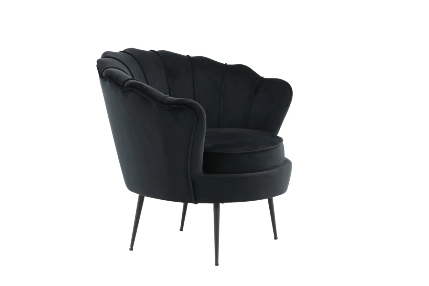 Fjôrd Fauteuil Calais Zwart Velvet