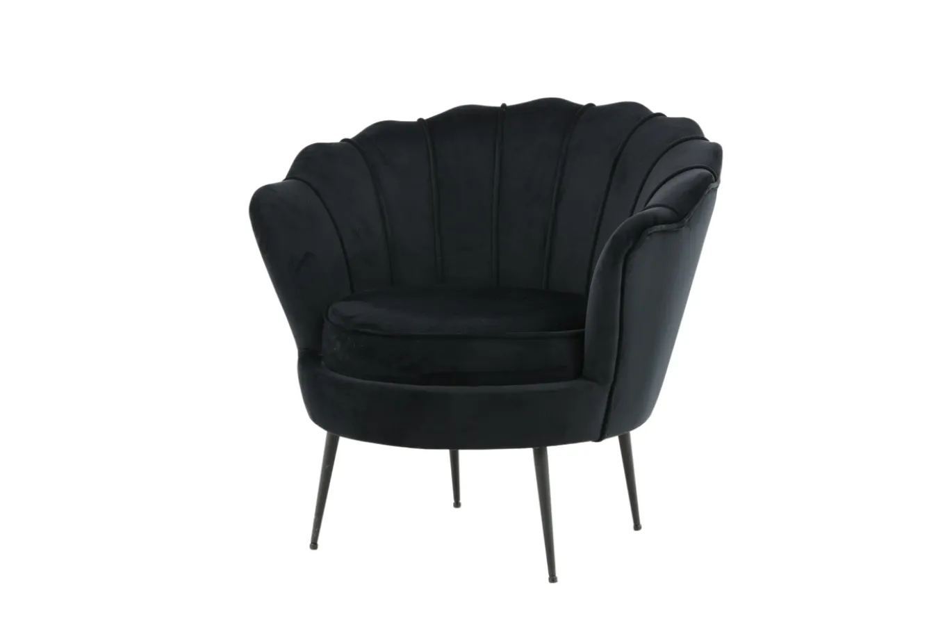 Fjôrd Fauteuil Calais Zwart Velvet