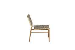 Fjôrd Fauteuil Calapan Aluminium Beige/bruin