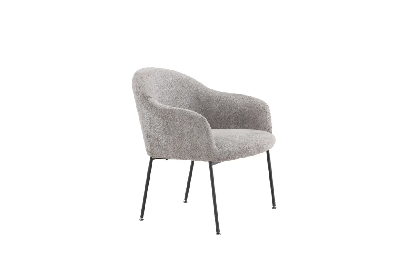 Fjôrd Fauteuil Catania Grijs Lichtgrijs Boucle