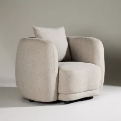 Fjôrd Fauteuil Cielo Beige Bouclé