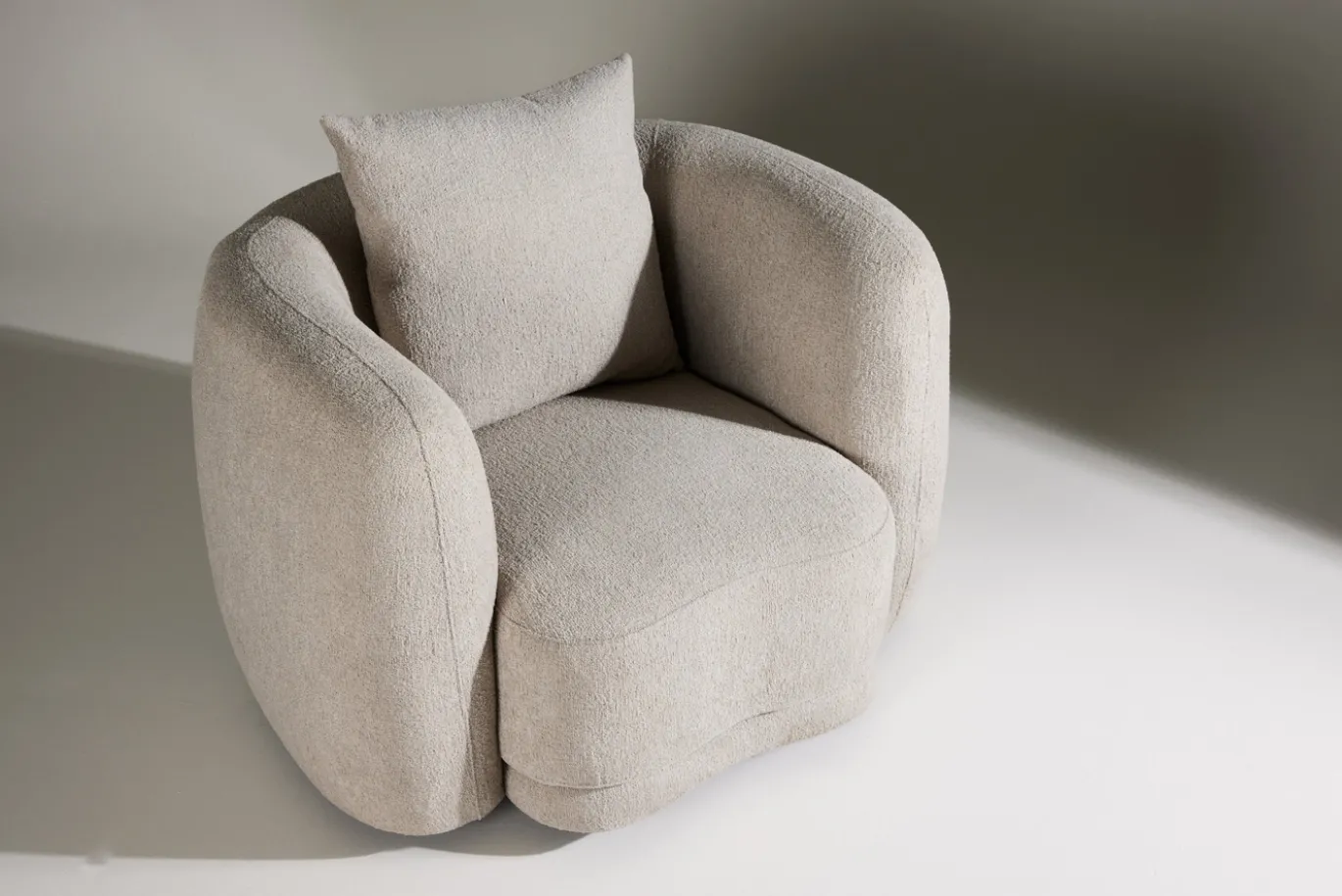 Fjôrd Fauteuil Cielo Beige Bouclé