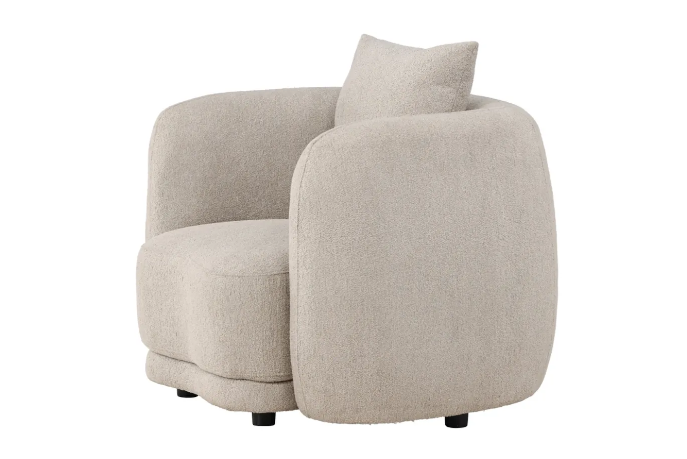 Fjôrd Fauteuil Cielo Beige Bouclé