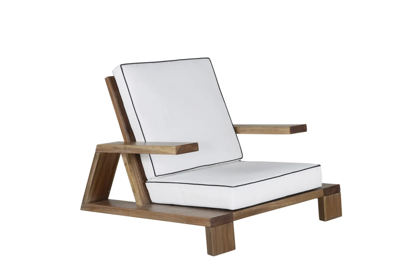 Fjôrd Fauteuil Daria Wire Brushed/Off White Kussen
